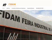 Tablet Screenshot of fidam.com.br